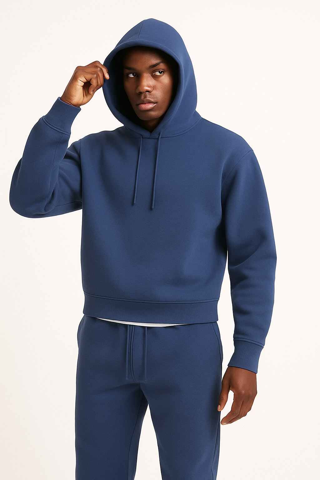 Mens Hoodie Casual Oversized | Drawstring Hood