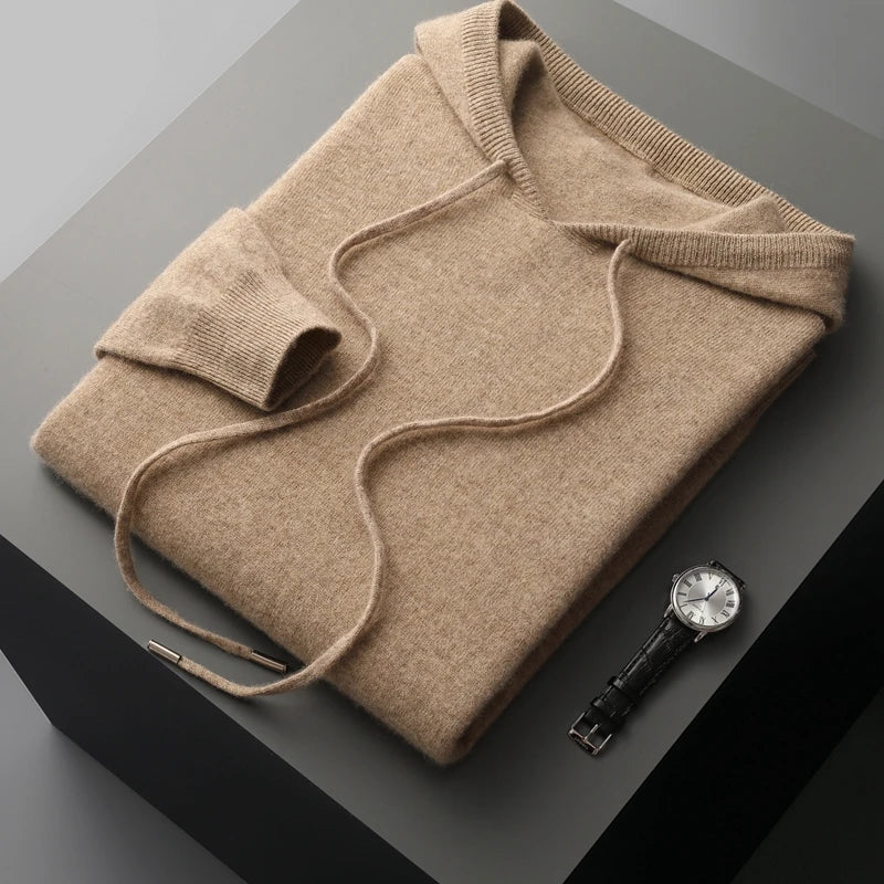Mens Hoodie Classic Fit  | Casual Wear with Ribbed Cuffs