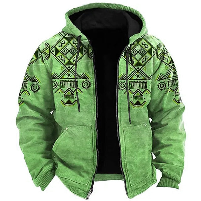 Mens Hoodie Tribal Graphic | Stylish