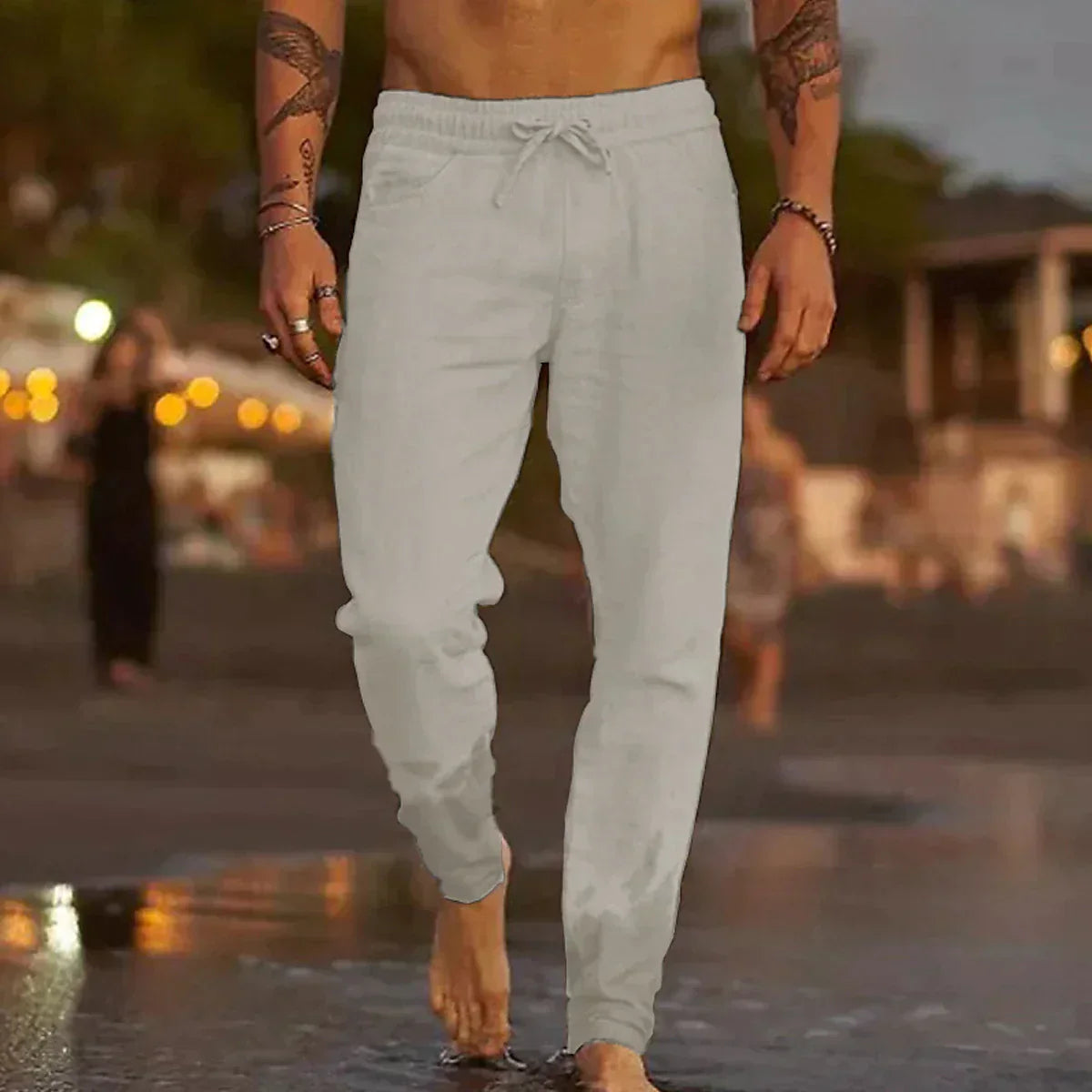 Pantalons D'été Décontractés Pour Hommes | Coupe Droite