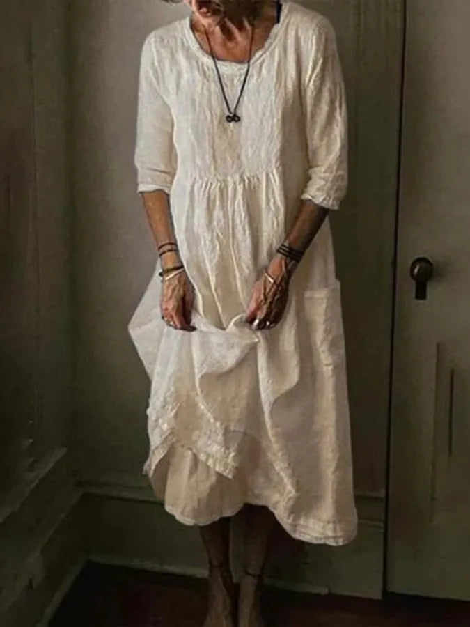 Robe Décontractée Femme | Ourlet Asymétrique