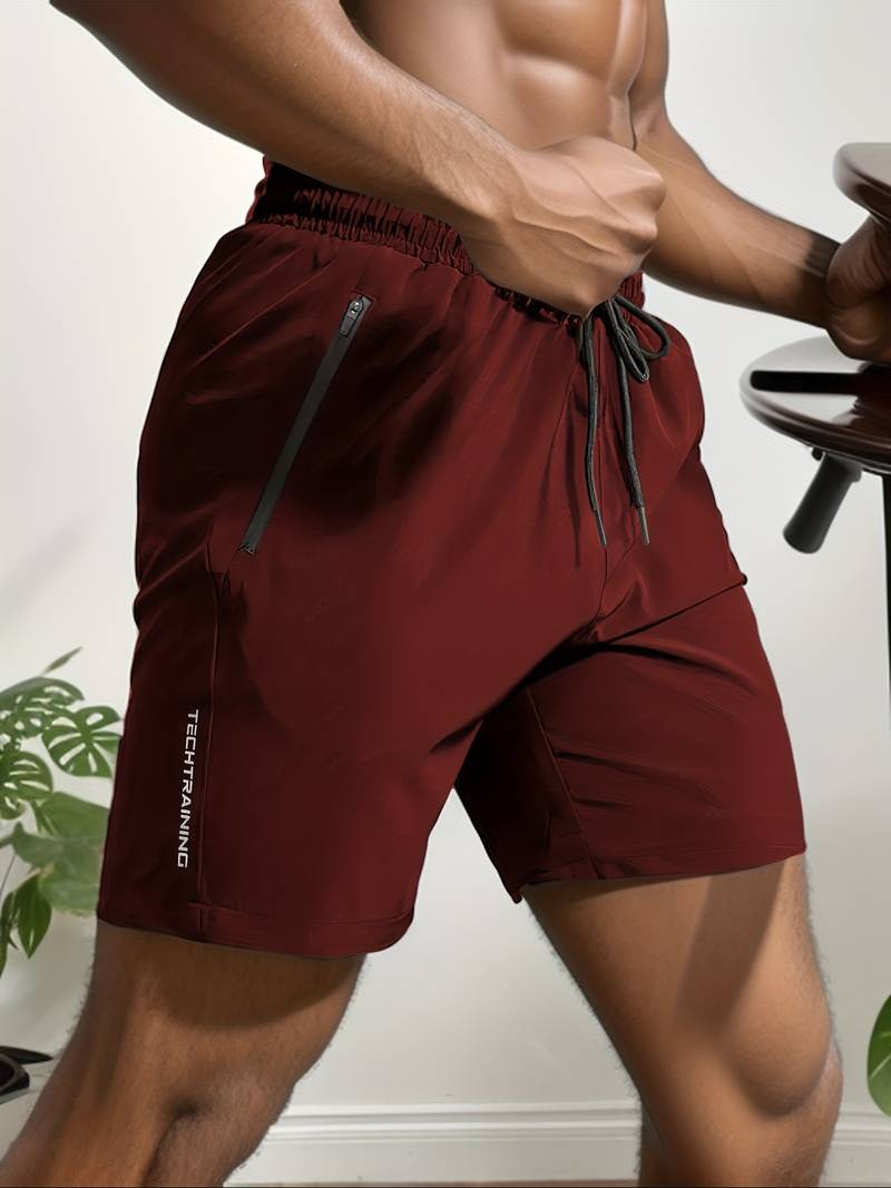 Shorts De Fitness Pour Hommes A Séchage Rapide | Athlétique