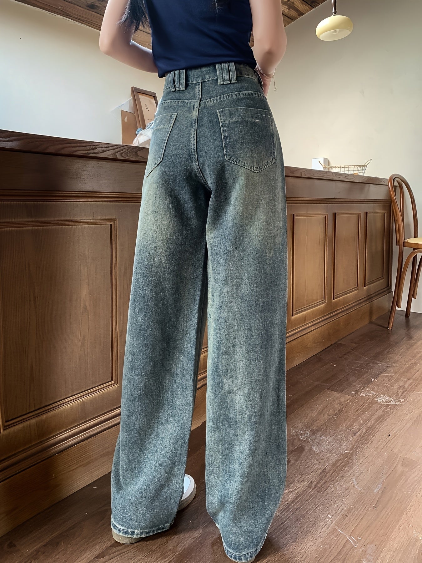 Womens Wide Leg Trouser | Vintage Jeans