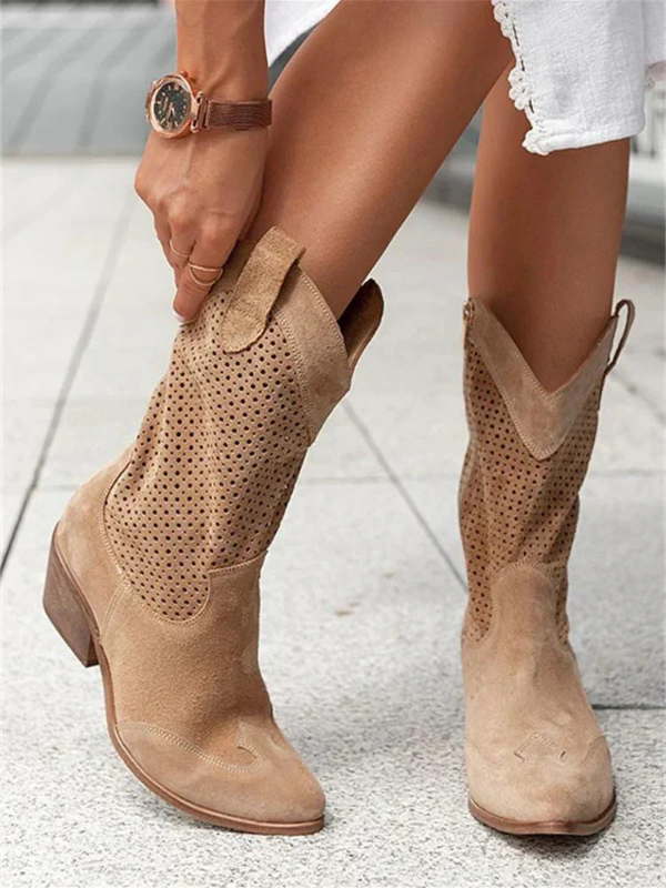 Women’s Zipper Cowgirl Boots | Modern