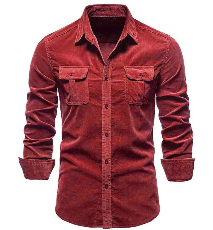 Chemise Décontractée à Boutons Pour Hommes | Avec Poches