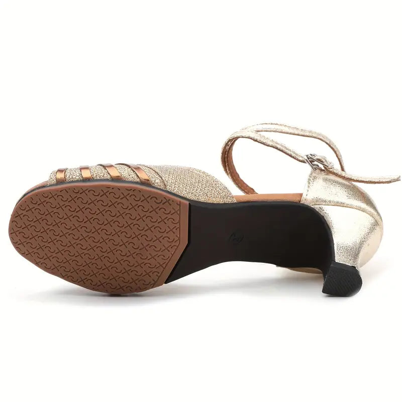Women’s Twisted-Strap Dance Sandals | Kitten Heels