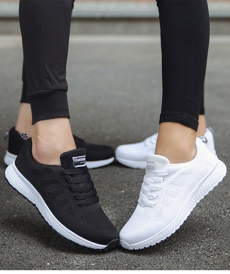 Women’s Casual Walking Shoes | Rounded Toe Design