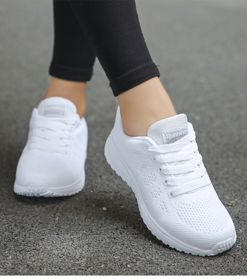 Women’s Casual Walking Shoes | Rounded Toe Design