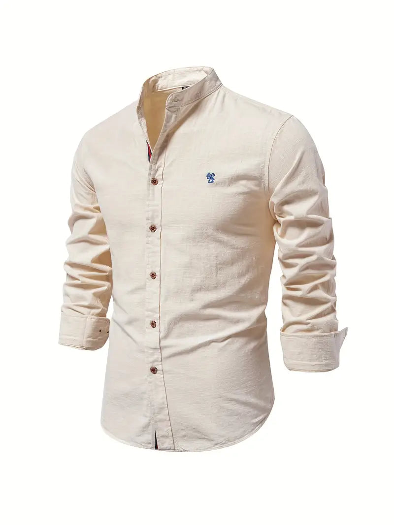 Men’s Buttoned Shirt | Long-Sleeve Design