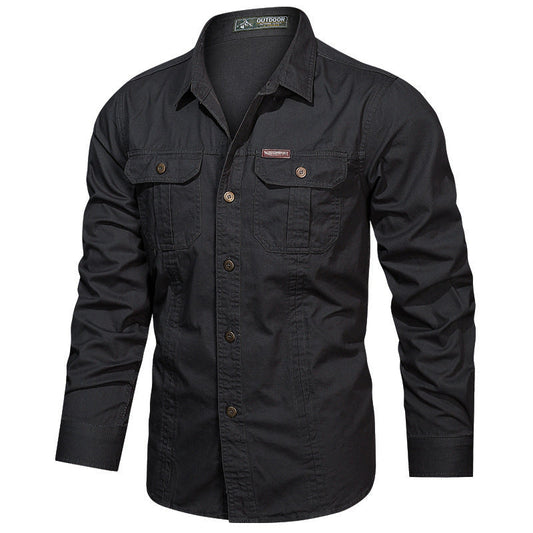 Men's Casual Military Shirt | Versatile