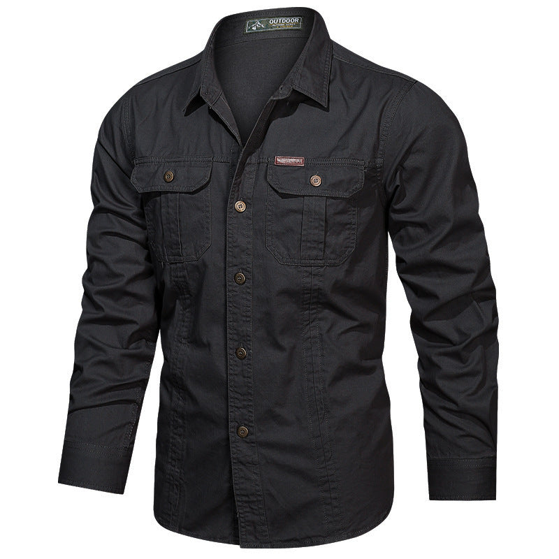 Men's Casual Military Shirt | Versatile