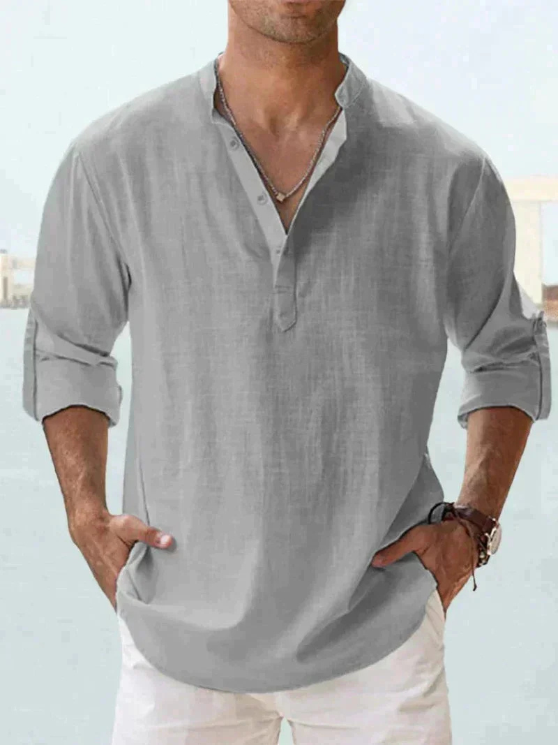 Chemise Décontractée Pour Hommes A Manches Courtes | Été