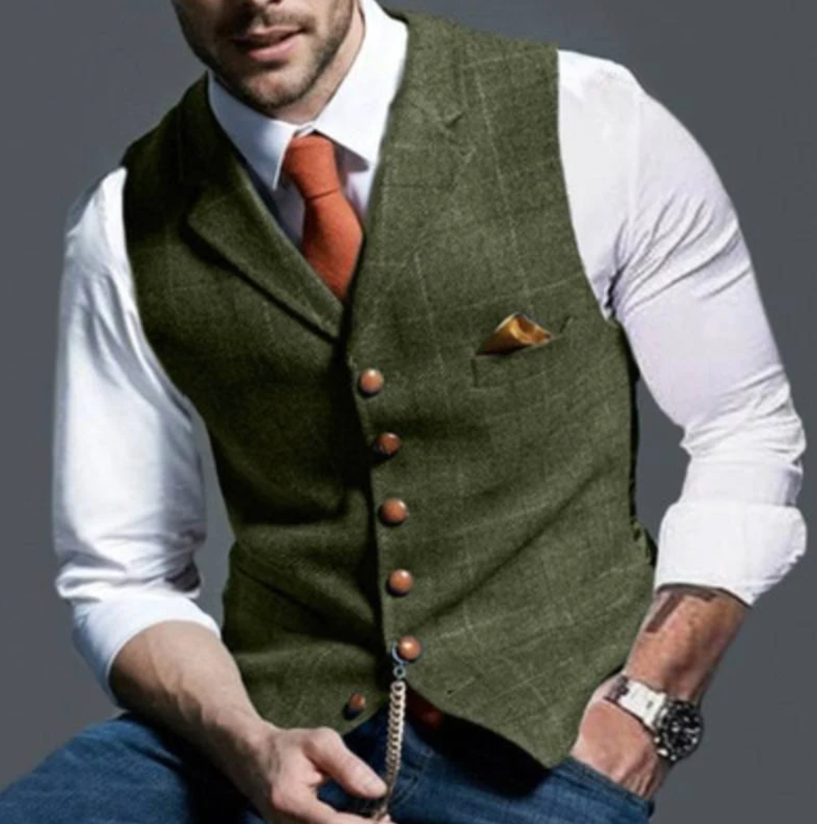 Gilet Élégant et Polyvalent Pour Hommes | Stylé et Confortable
