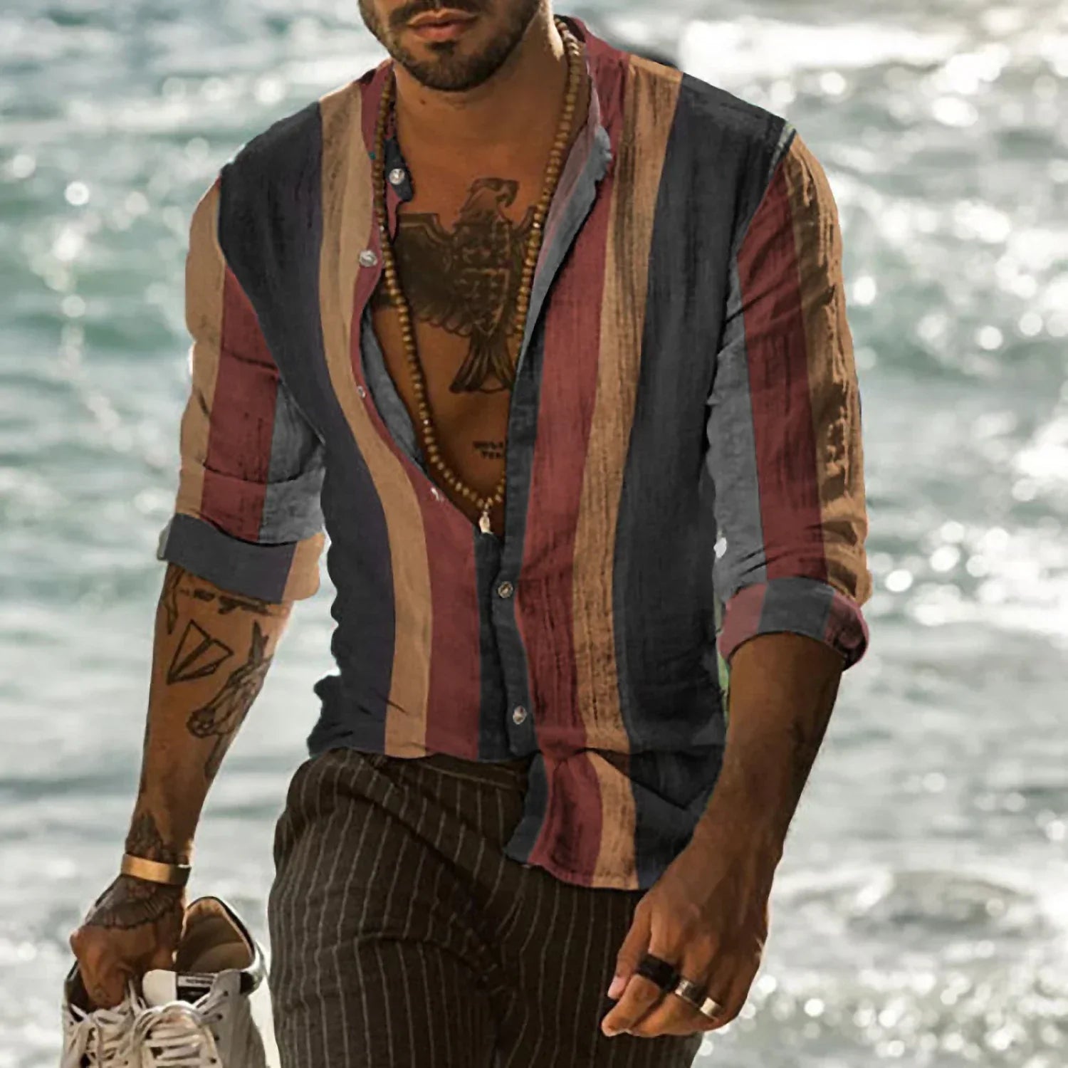 Chemise Décontractée Stylée Pour Hommes | Manches Courtes