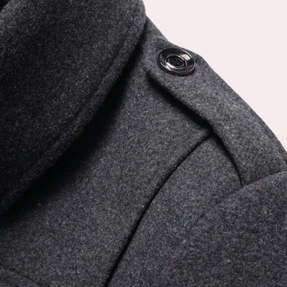 Manteau D'hiver Elégant Pour Homme En Deux Pièces | Chaud