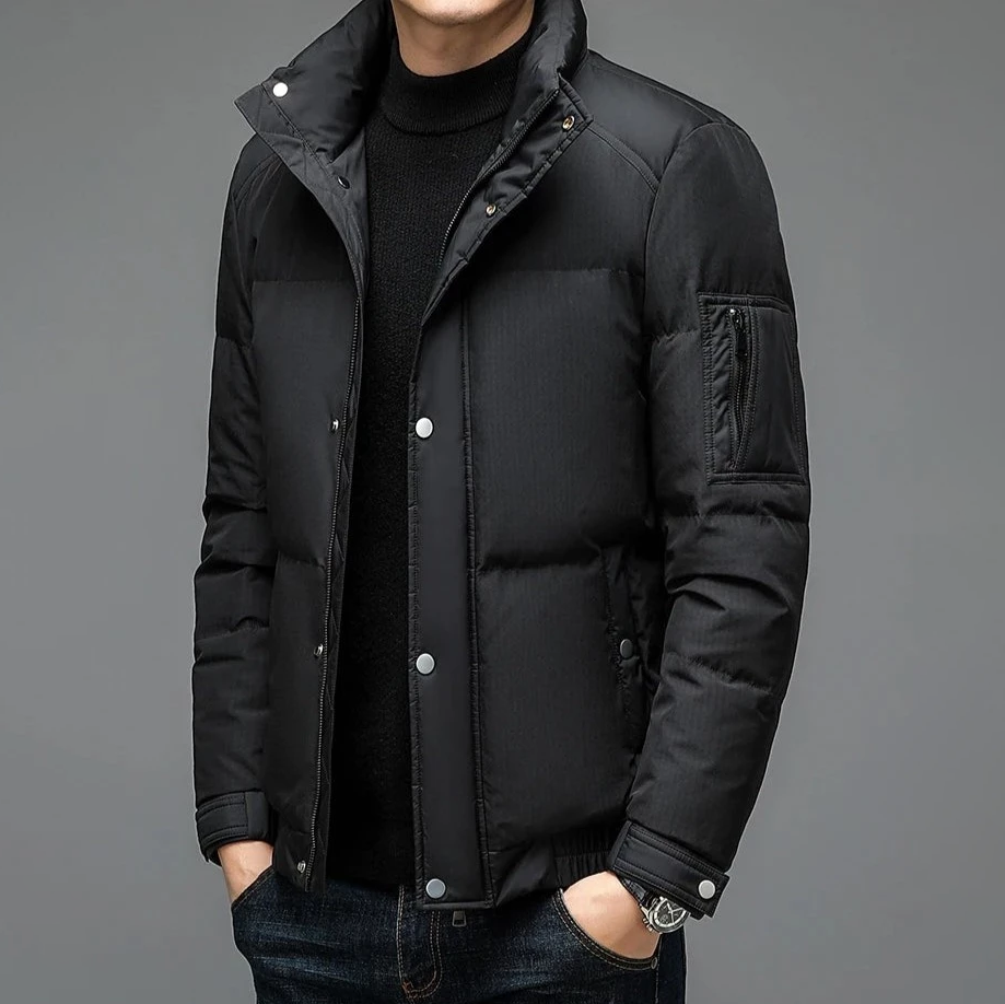 Mens Stylish Puffer Down Jacket | Warm