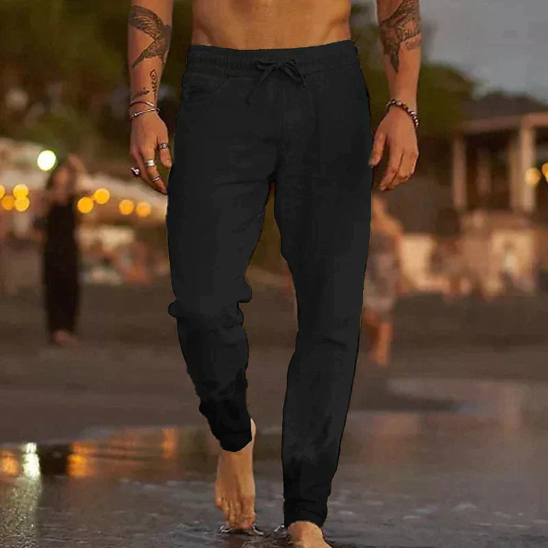 Pantalons D'été Décontractés Pour Hommes | Coupe Droite