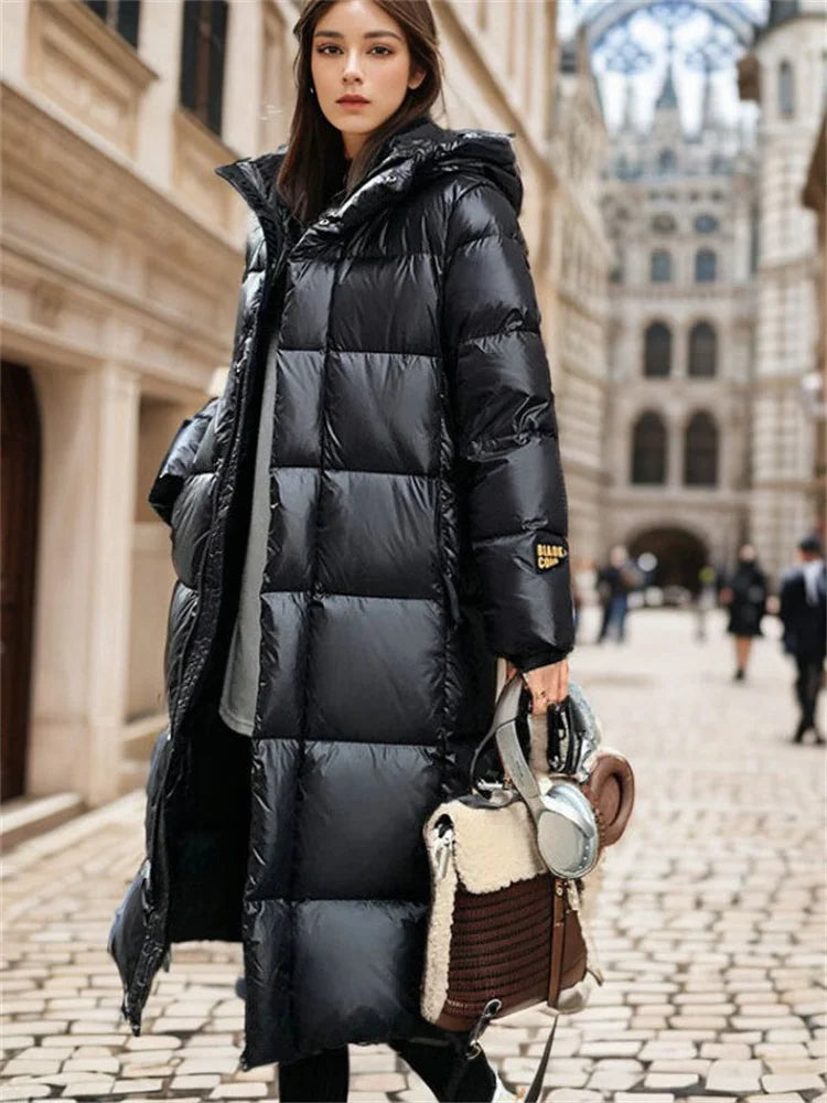 Veste Longue Rembourrée Élégante pour Femmes | Tendance