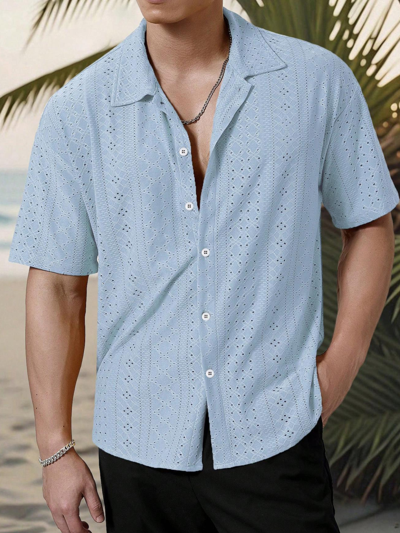 Chemise à Boutons pour Hommes | Décontractée