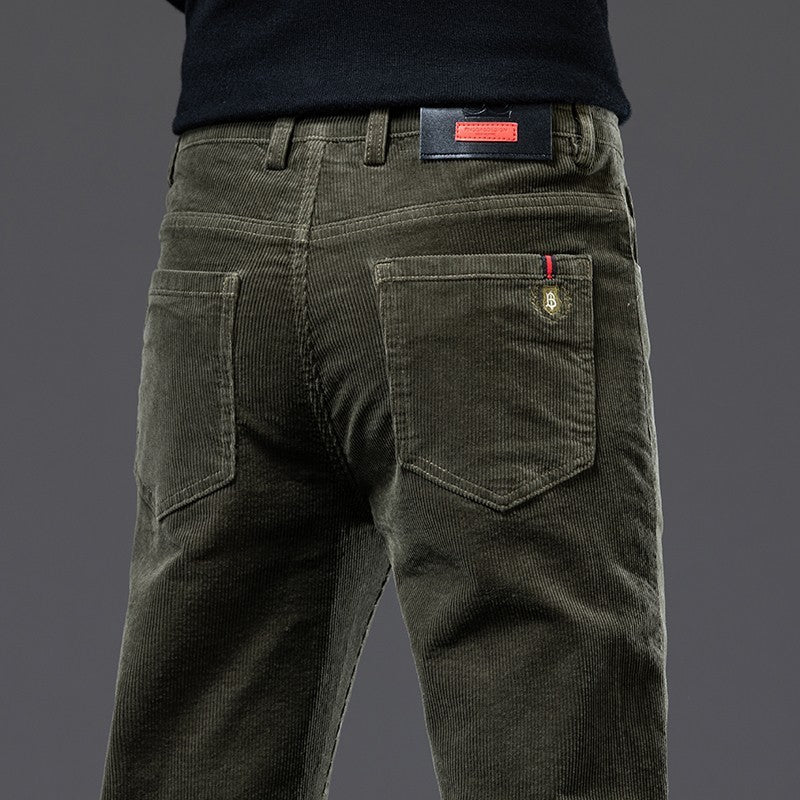 Men’s Modern Corduroy Trousers | Straight Cut