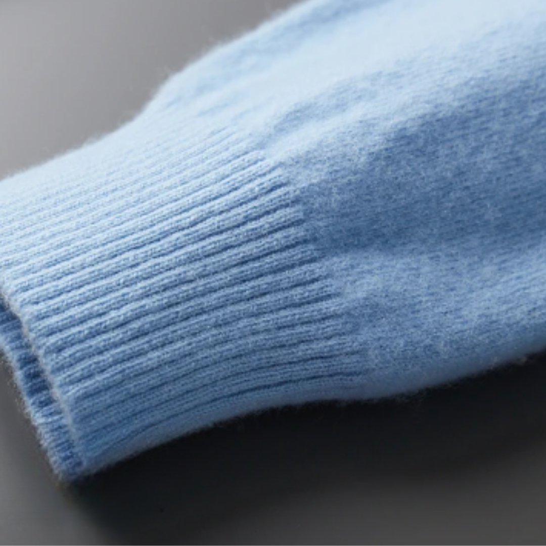 Cardigan V-Couleur Élégant Pour Hommes | Avec Boutons