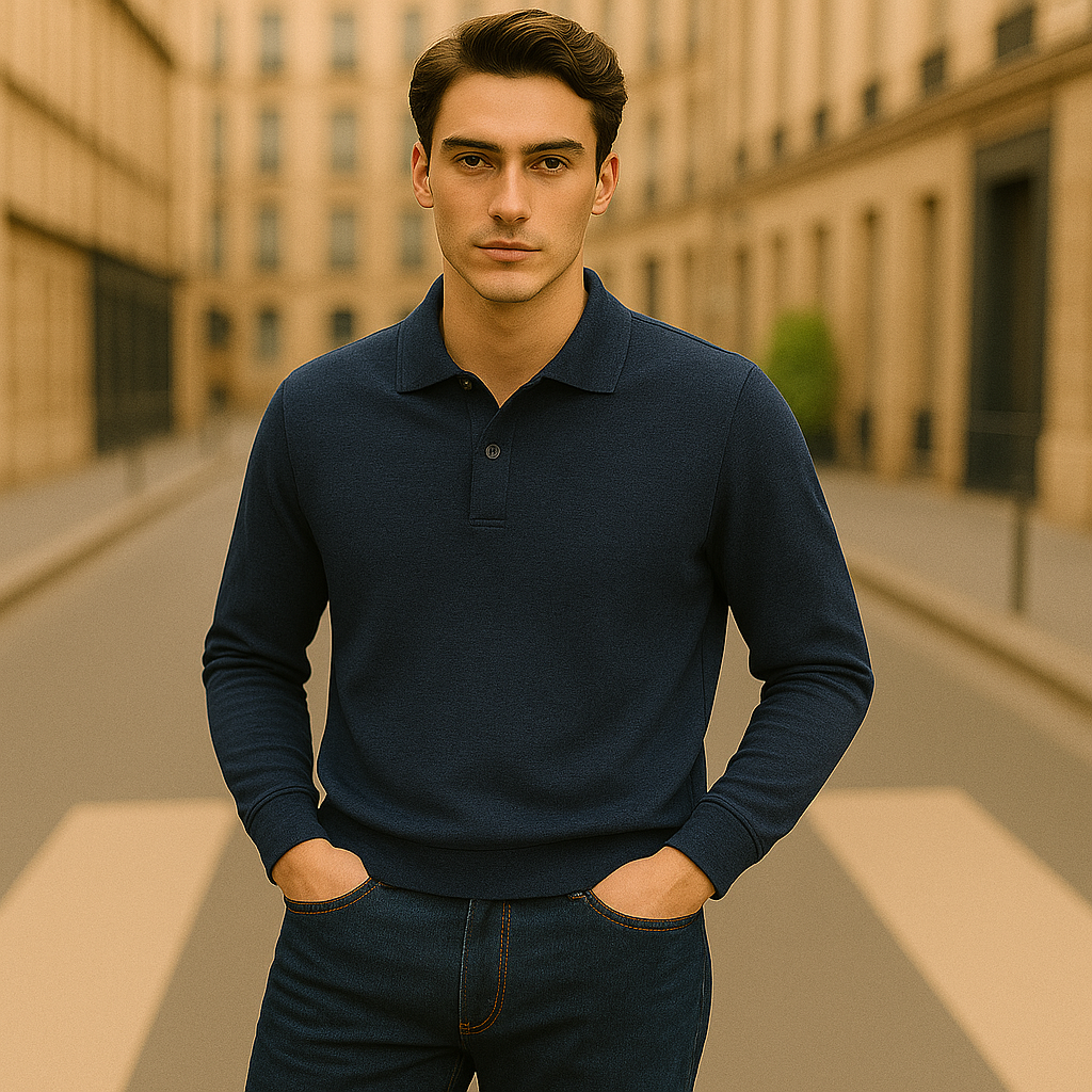 Chemise Décontractée à Manches Longues pour Hommes | Simple