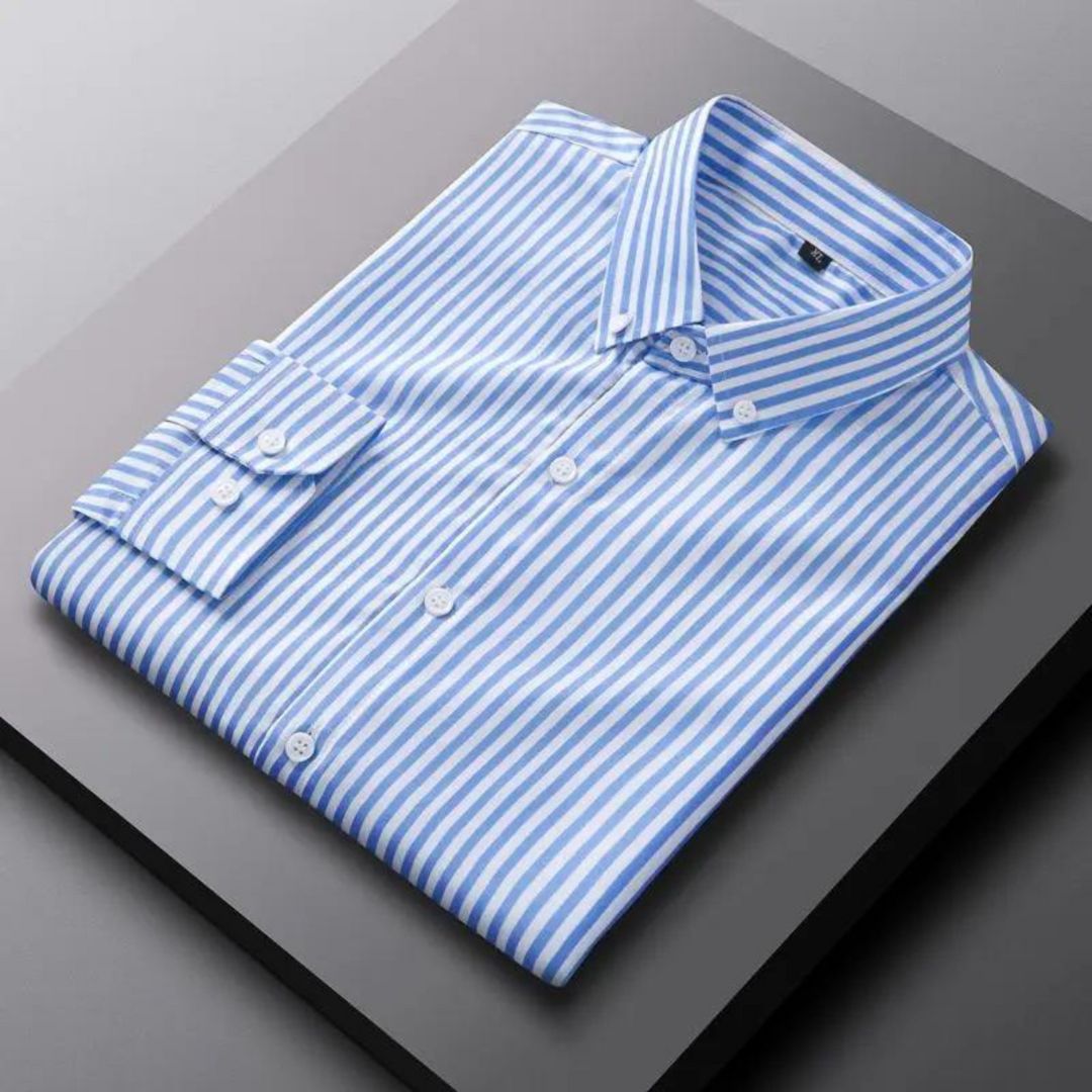 Chemise Rayée Stylée Pour Homme | Décontractée