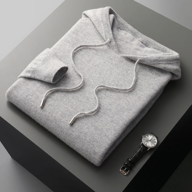 Mens Hoodie Classic Fit  | Casual Wear with Ribbed Cuffs