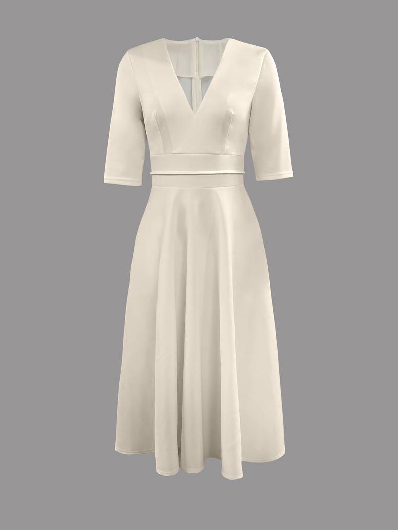 Robe De Mariage Blanche pour Femmes | Midi