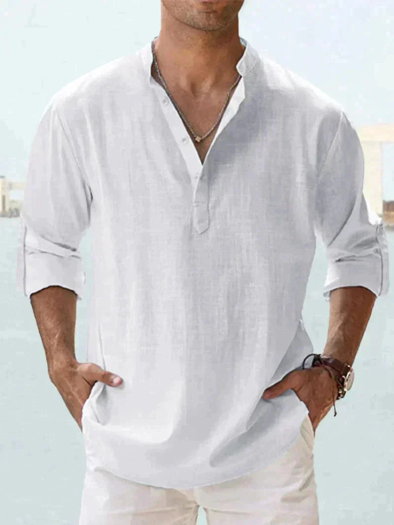 Chemise Décontractée Pour Hommes A Manches Courtes | Été