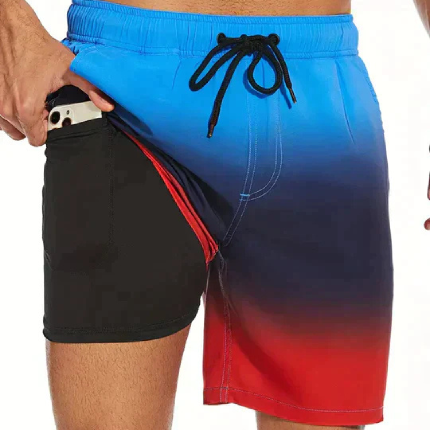 Shorts De Bain Pour Hommes A Séchage Rapide | Vêtements De Plage Légers