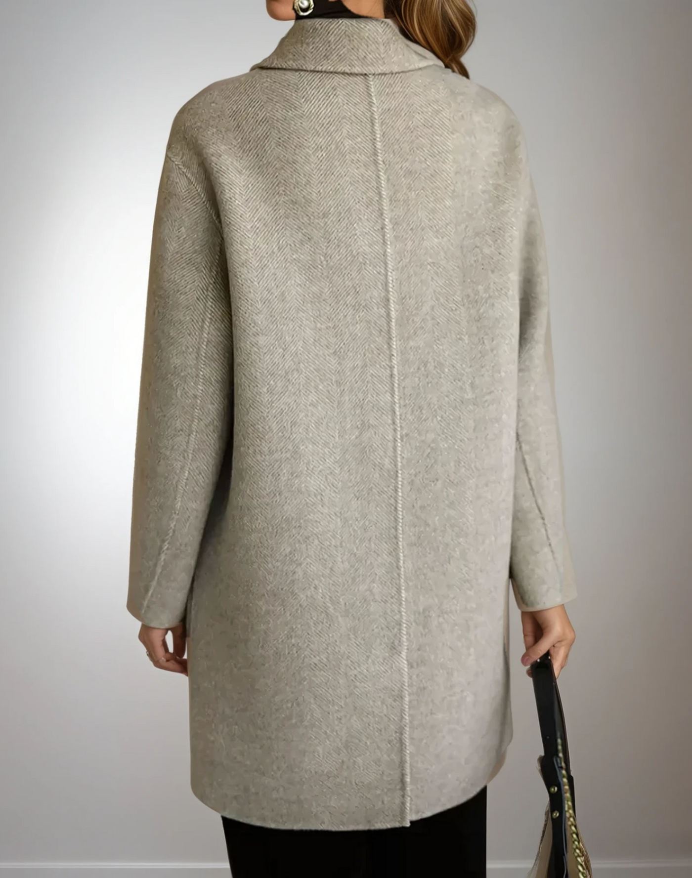 Women’s Straight Coat | Double-Breasted