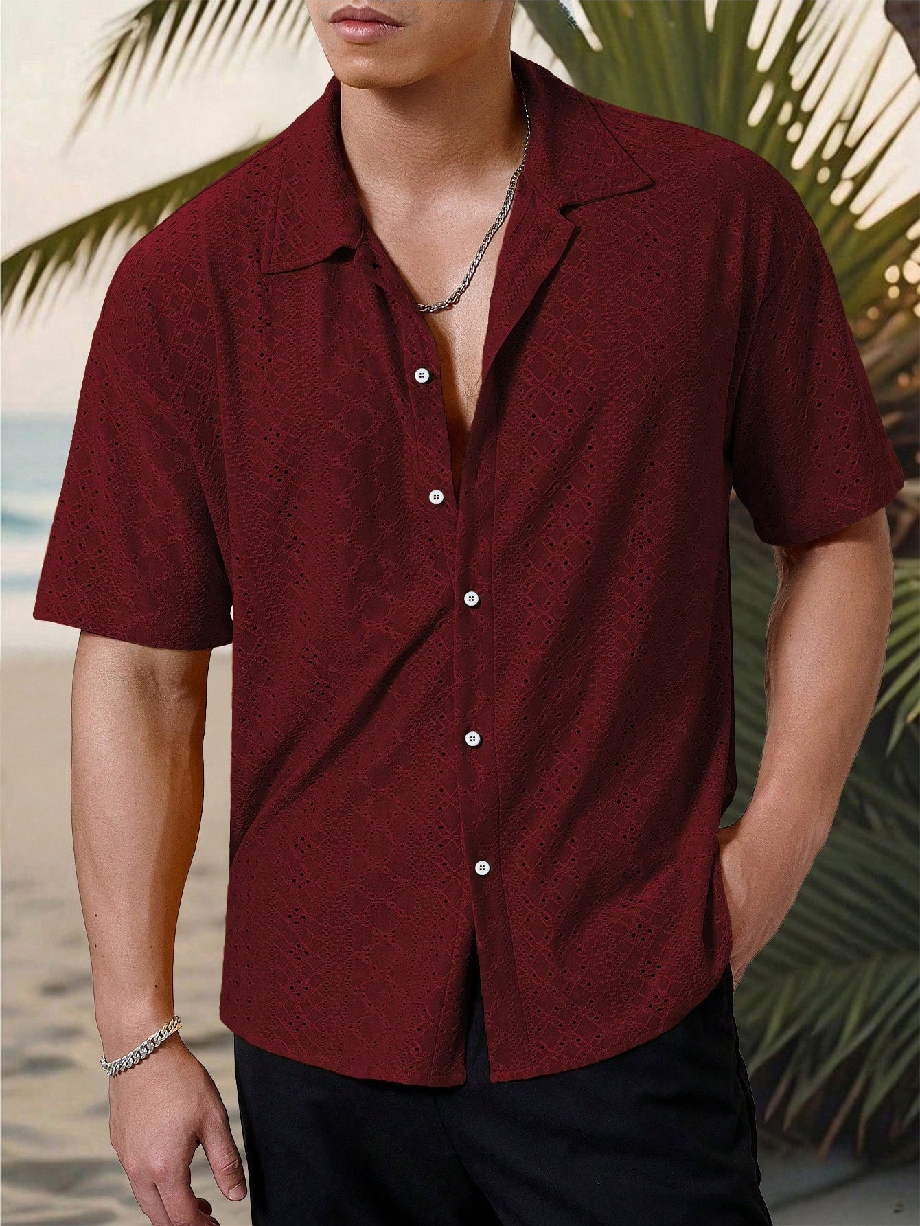 Chemise à Boutons pour Hommes | Décontractée