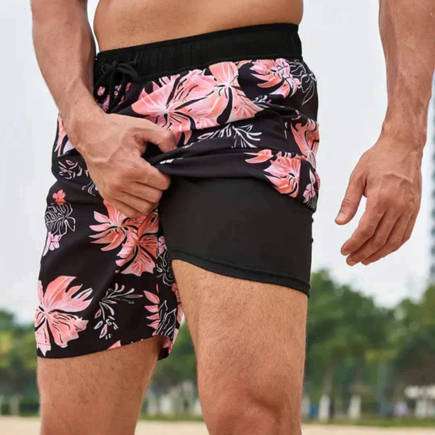 Shorts De Bain Pour Hommes A Séchage Rapide | Vêtements De Plage Légers