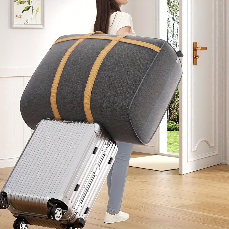 Lot de 2 Sacs de Rangement Pliables Ultra-Résistants | Grande Capacité, Tissu Durable, Idéal pour la Maison, la Voiture et les Voyages