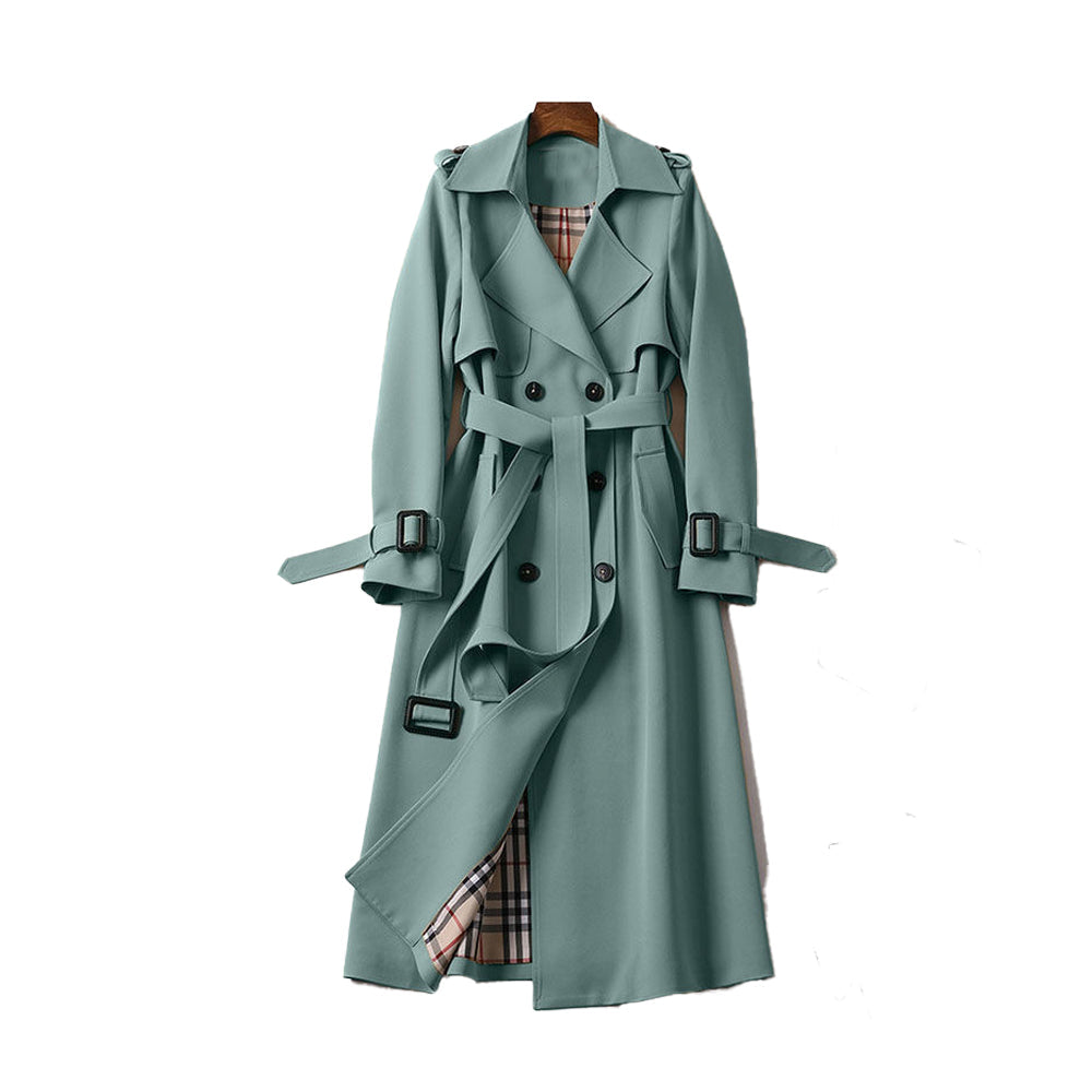 Manteau Trench Classique A Double Bouton Pour Femme | Vêtement Indémodable