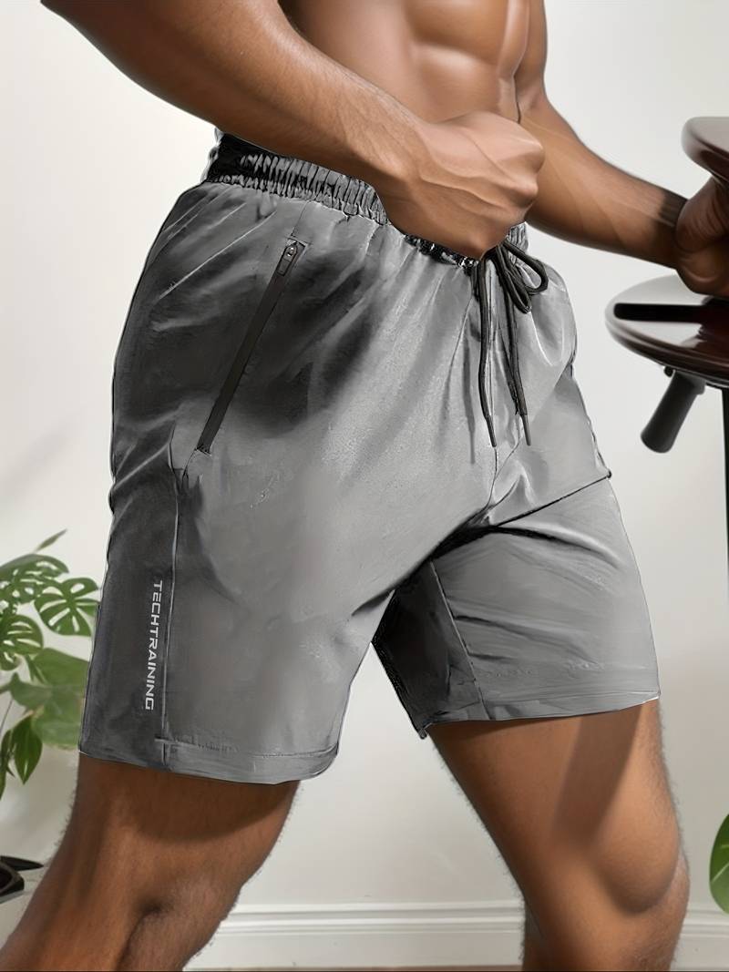 Shorts De Fitness Pour Hommes A Séchage Rapide | Athlétique