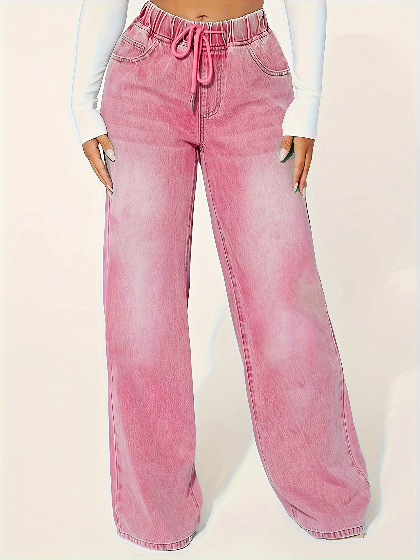 Womens Wide Leg Trousers | Loose Fit Jeans