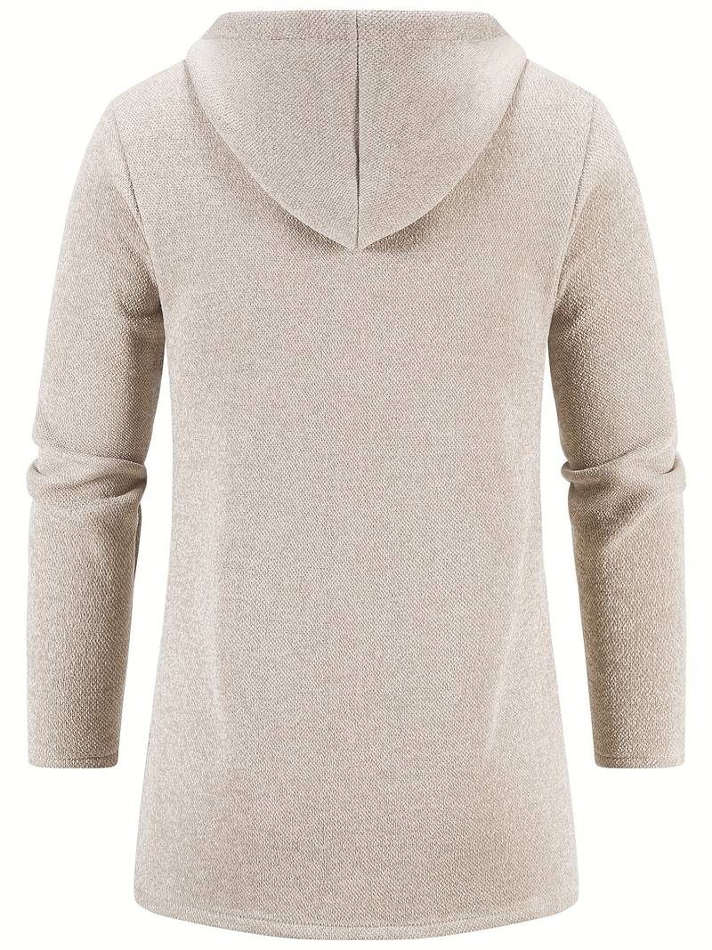 Men’s Zip-Up Hooded Sweatshirt | Warm Style