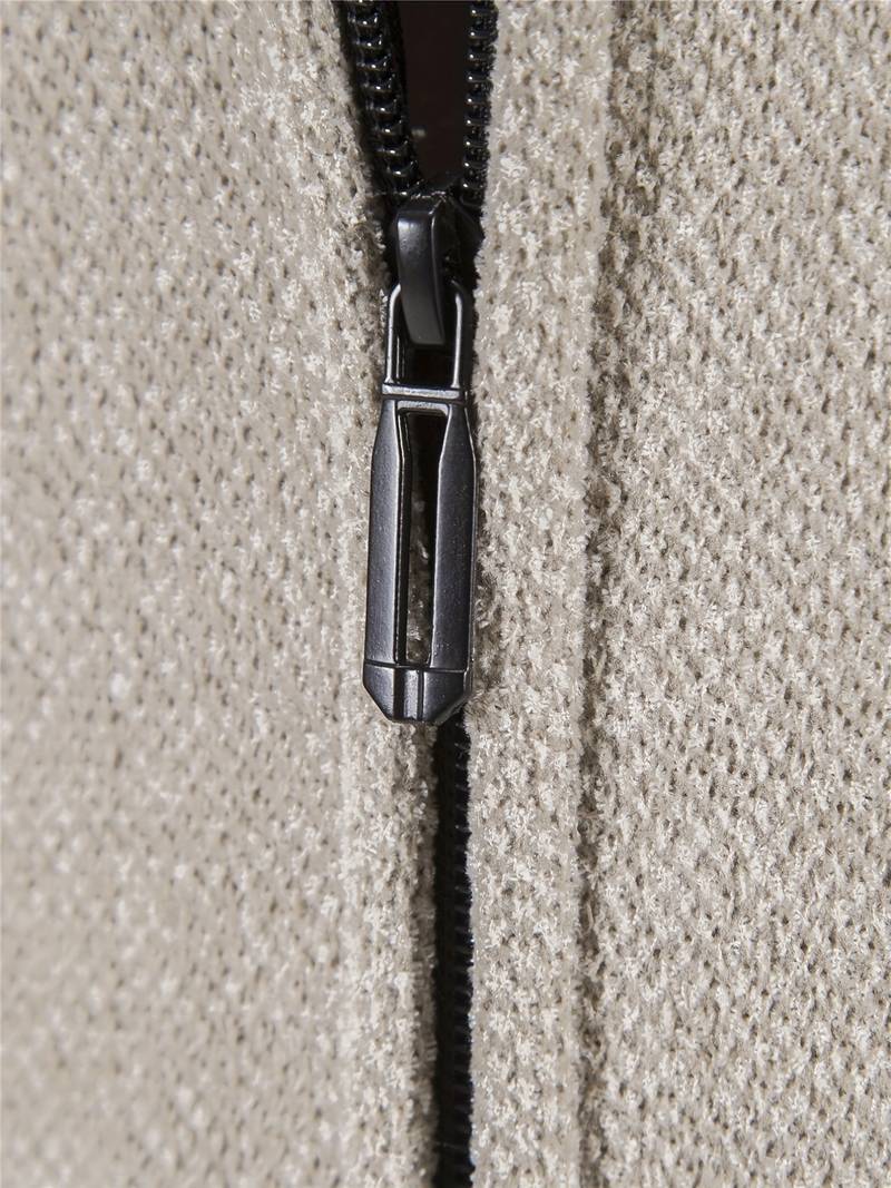 Men’s Zip-Up Hooded Sweatshirt | Warm Style