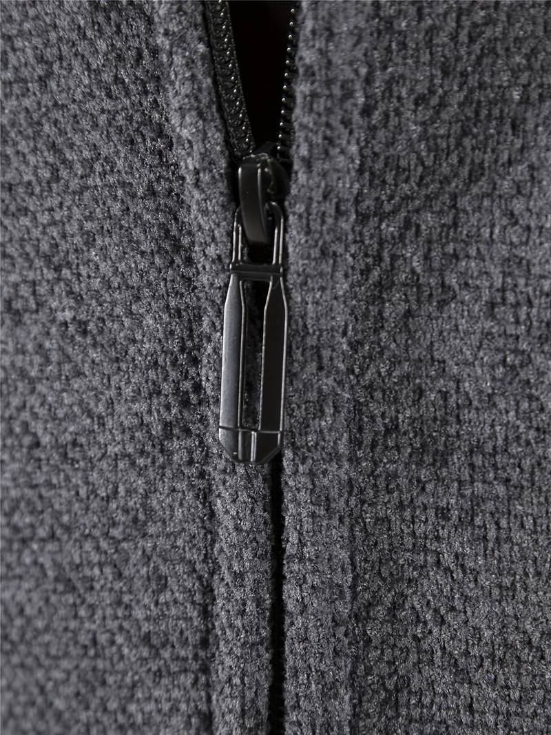 Men’s Zip-Up Hooded Sweatshirt | Warm Style