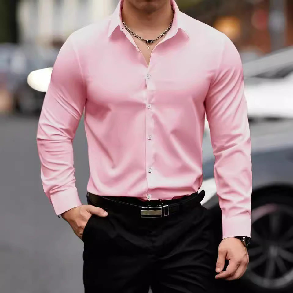 Men’s Formal Office Shirt | Long-Sleeve Style