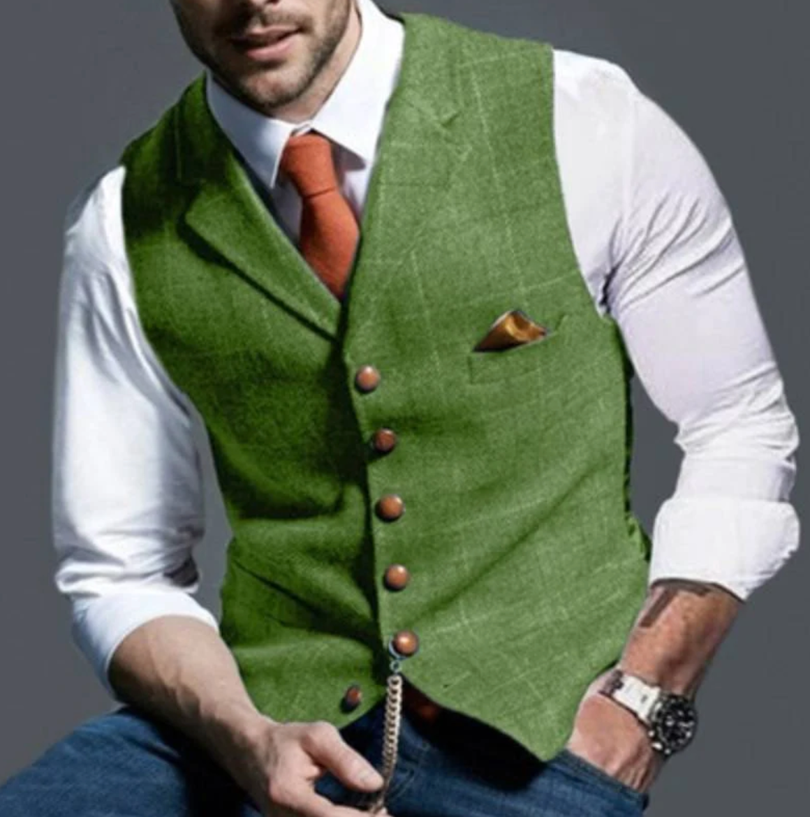 Gilet Élégant et Polyvalent Pour Hommes | Stylé et Confortable