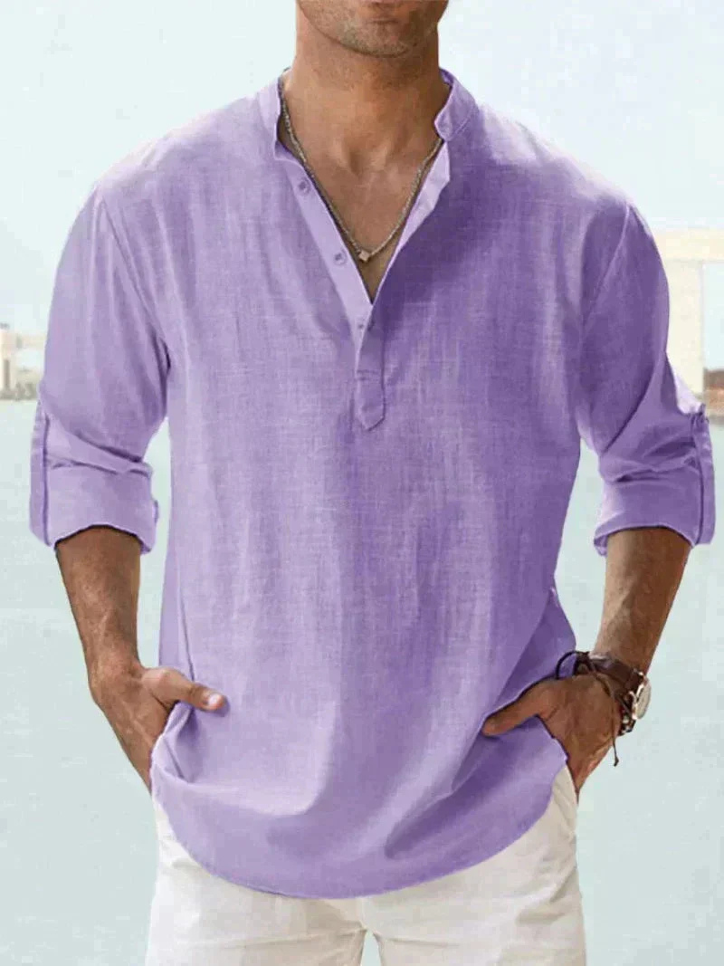 Chemise Décontractée Pour Hommes A Manches Courtes | Été