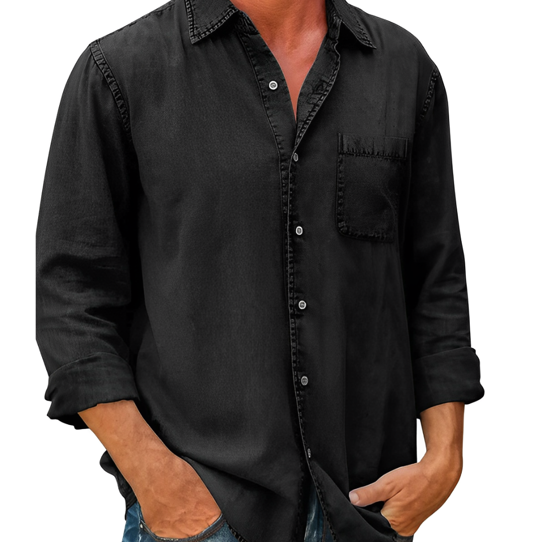 Homme Chemise en Jean | Manches Longues