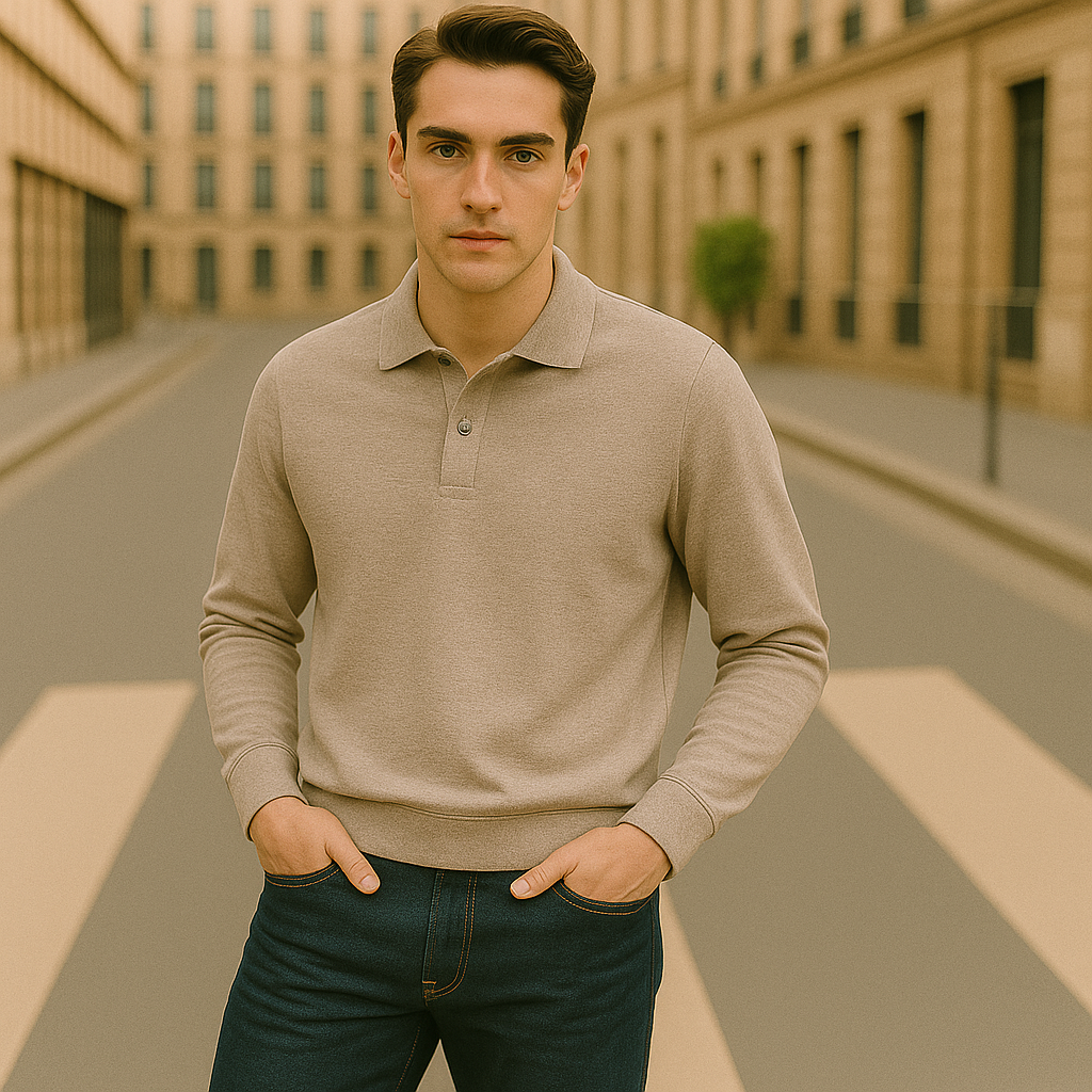 Chemise Décontractée à Manches Longues pour Hommes | Simple