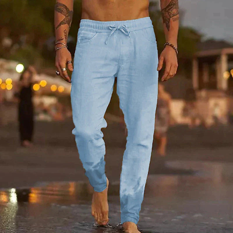 Pantalons D'été Décontractés Pour Hommes | Coupe Droite