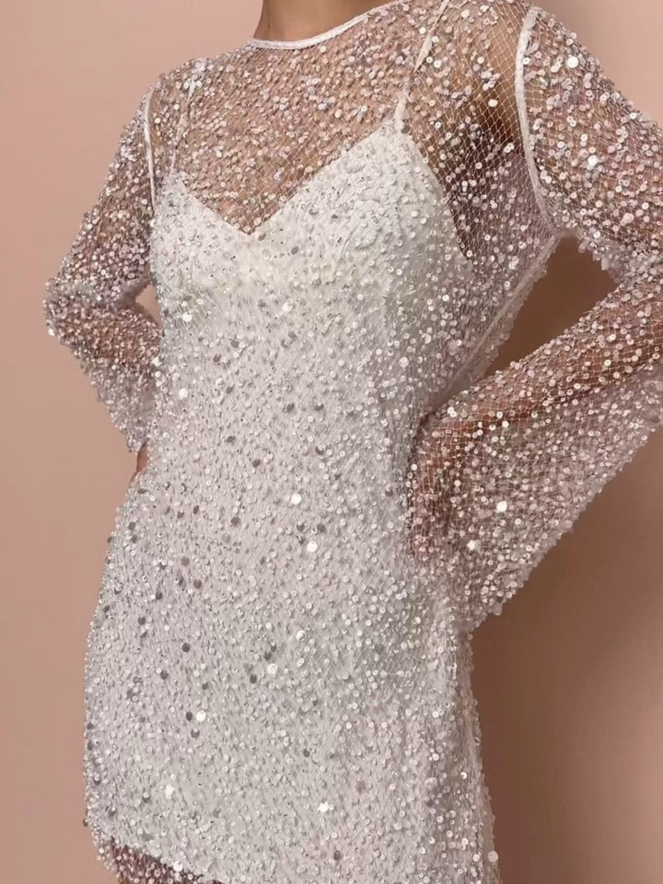 Robe Maxi Transparente Élégante pour Femmes