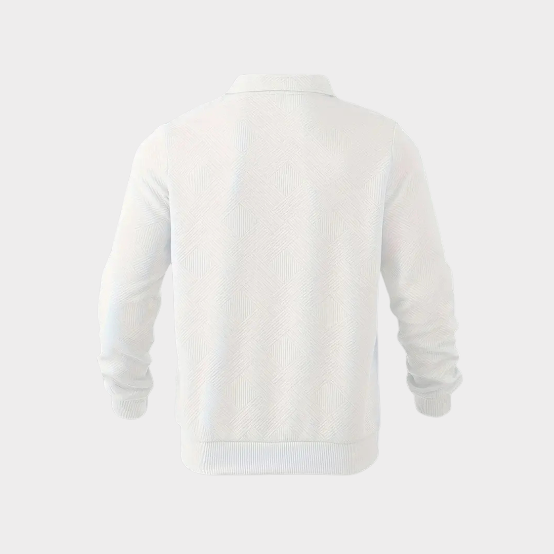 Men’s Vintage Style Sweater | Quarter Zip Design