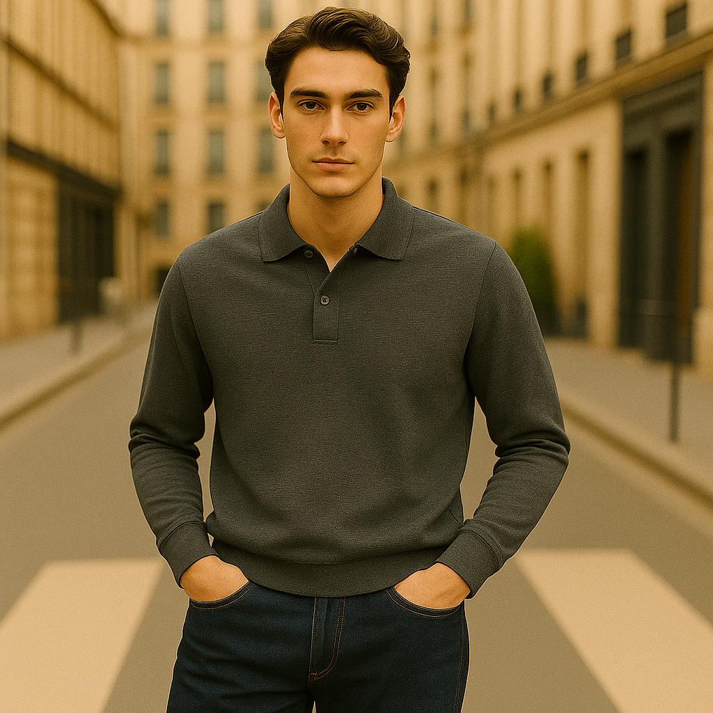 Chemise Décontractée à Manches Longues pour Hommes | Simple